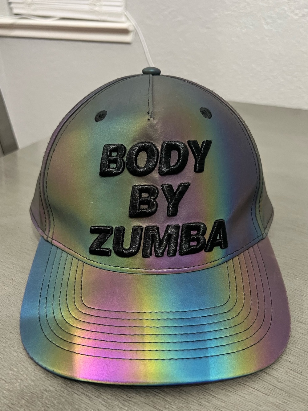 Wow! Zumba holographic hat